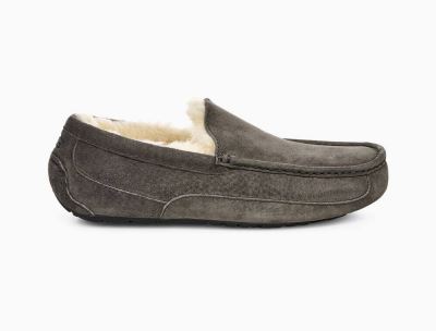 UGG Ascot Mens Slippers Charcoal/ Deep Grey - AU 941OL